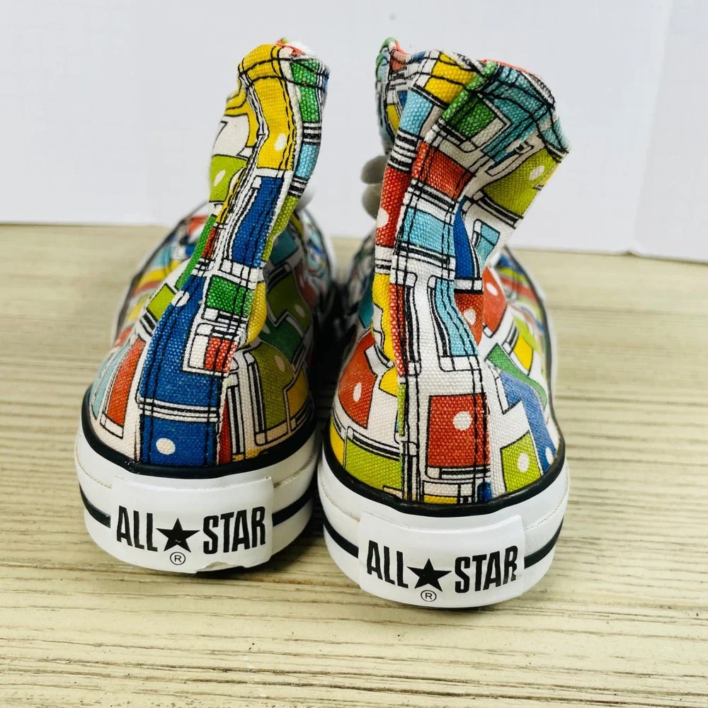 Converse All Star‎ High Top Colorful Graphic Sneakers Youth Mens 3.5 Womens 5.5